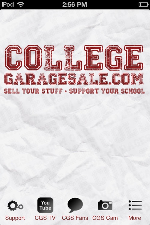 College Garage Sale