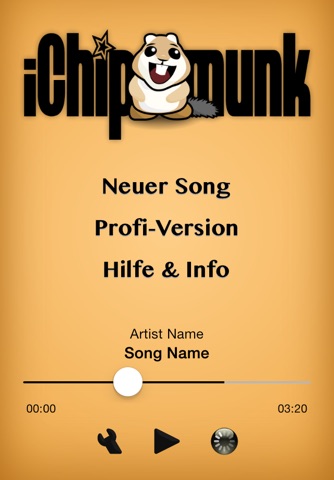 iChipmunk - Chipmunkify your music! screenshot 2