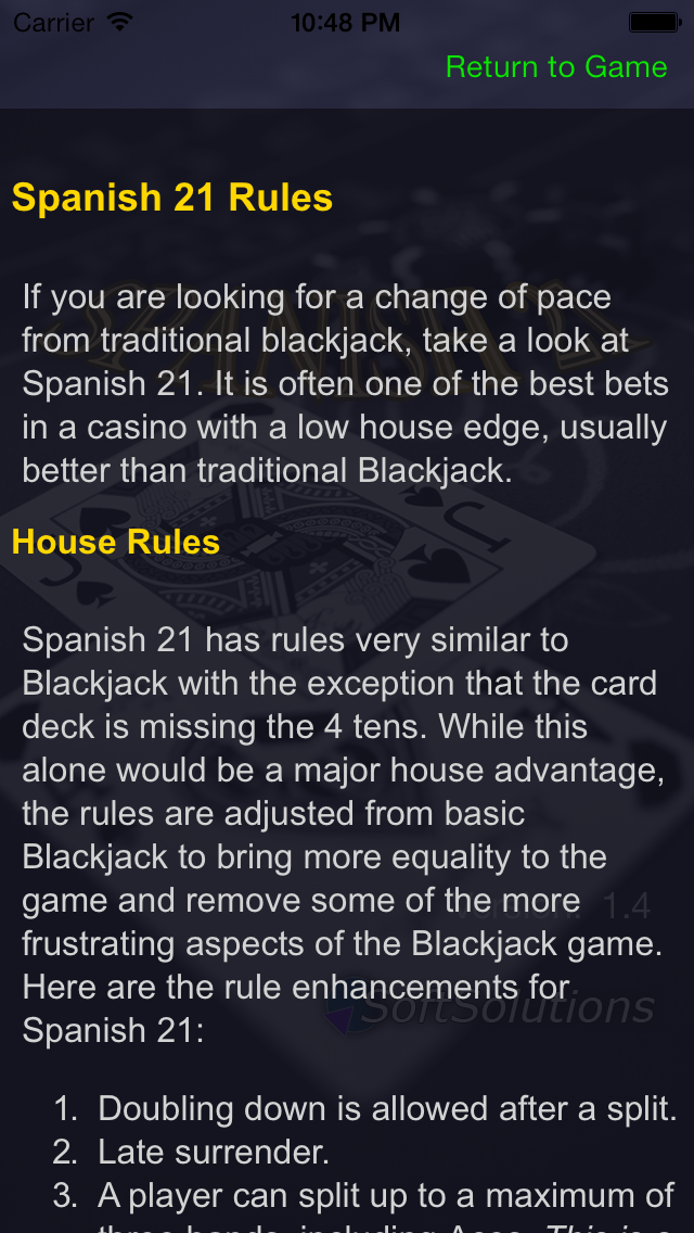 Is spanish 21 the same as blackjack
