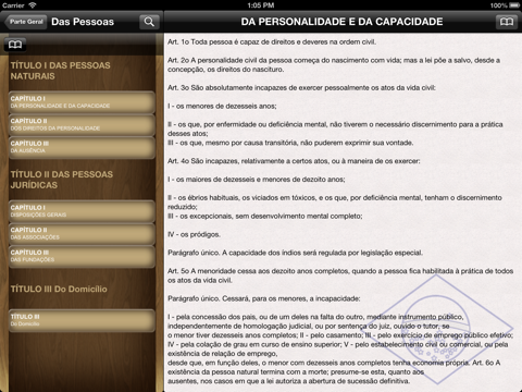 Legislação Brasileira para iPad screenshot 2