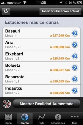 Metro Bilbao screenshot 2