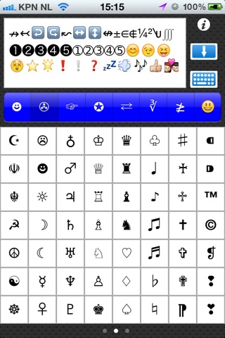 Symbolen - Veel nieuwe symbolen en tekens screenshot 2