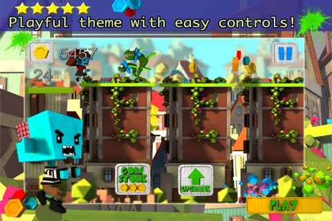 A Paper Zombies and Cardboard Monster Plants 2 - A FREE GAME screenshot 3