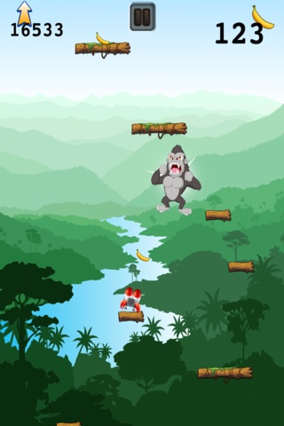 Angry Ape Escape FREE - Gorilla Jumping Rush screenshot 4