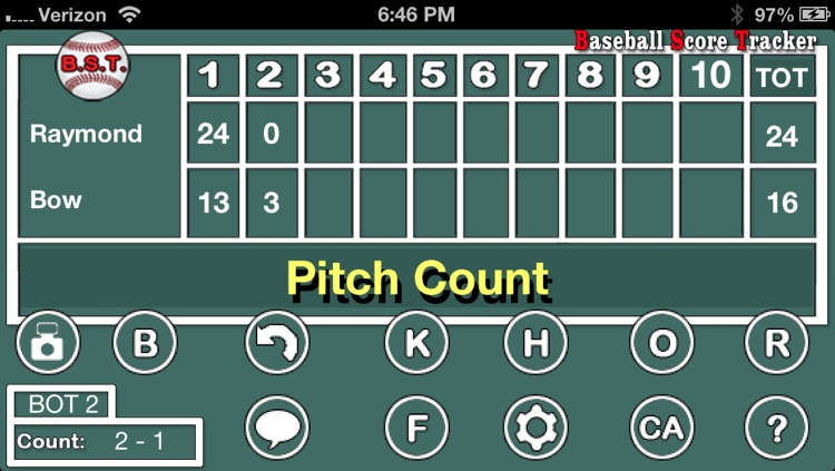 BST - Baseball Score Tracker