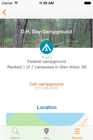 CampHero - Michigan Campground Finder screenshot 2