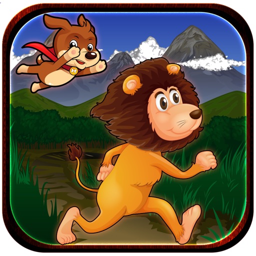 Amazing Wild Lion Tap Jump Running Animals Jungle Run Full Version icon