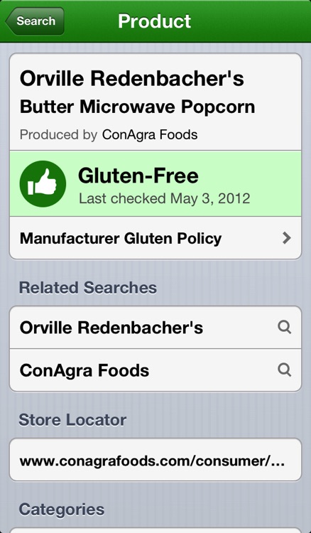 GF Overflow - Gluten Free Product Search
