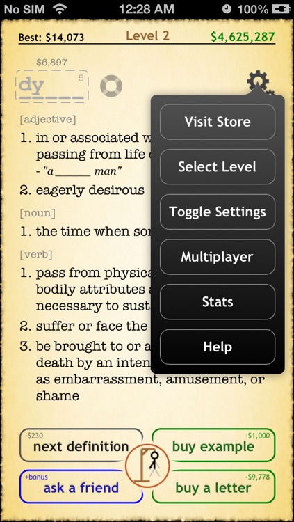 Play Dictionary with Hangman screenshot-4