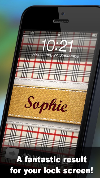 Pimp Your Name – unique backgrounds with YOUR Name!