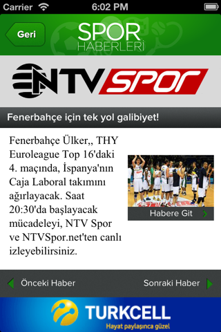 Spor Haberleri screenshot 4