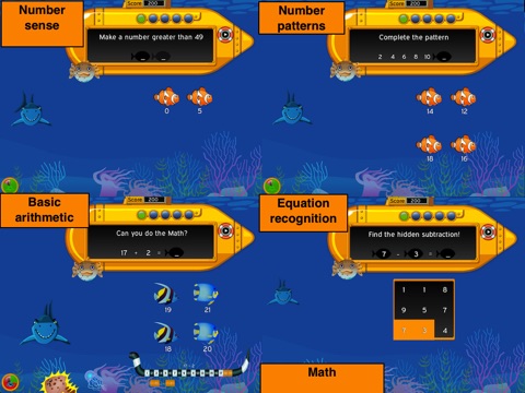 Murky Reef : 1st - 2nd Grade Reading, Science & Math screenshot 4