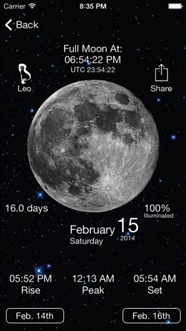 Solar Moon - Phase Calendar & Sun Info Trackerのおすすめ画像4