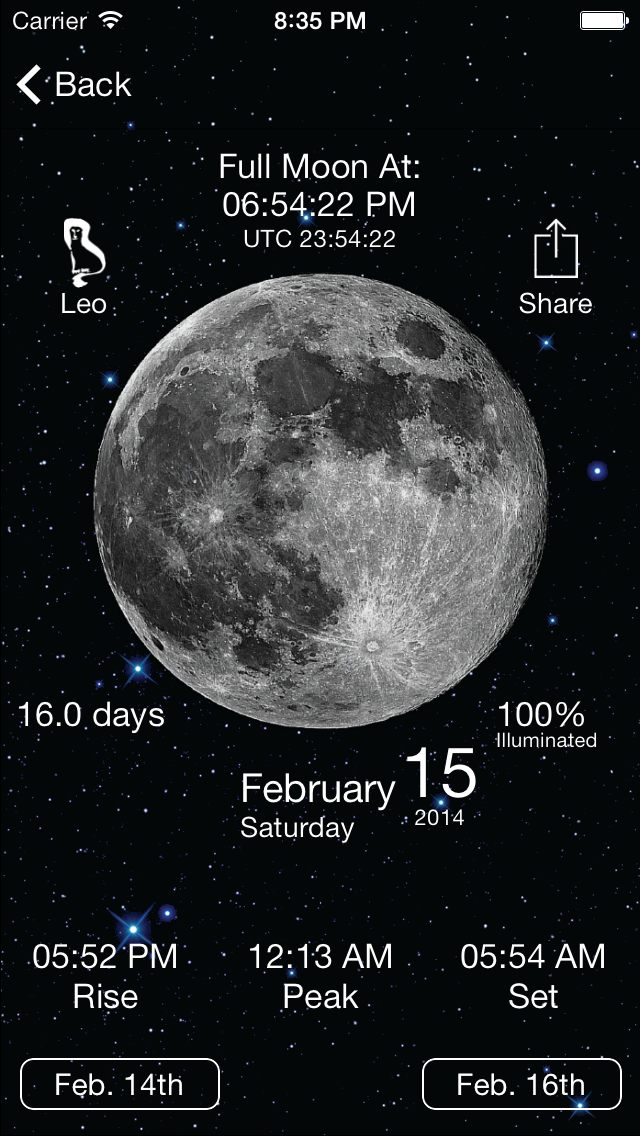 Solar Moon - Phase Ca... screenshot1