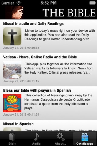 The Bible in one year - Catolicapp.org screenshot 4