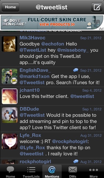 TweetList for Twitter Screenshot 1