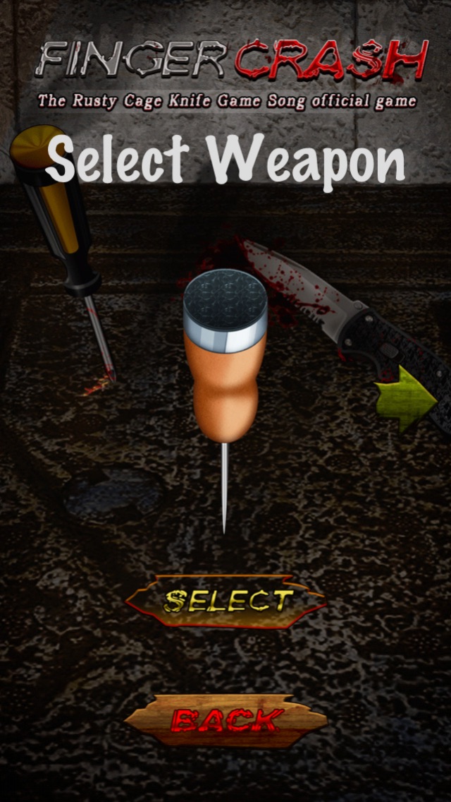 Tải Game Finger crash The Rusty Cage ' Knife Game Song ' official