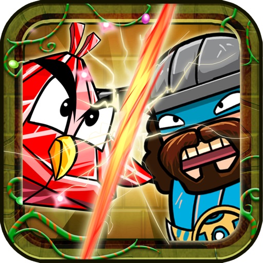 A Clash of Ninjas and Diamond Birds: Temple Blitz Free iOS App