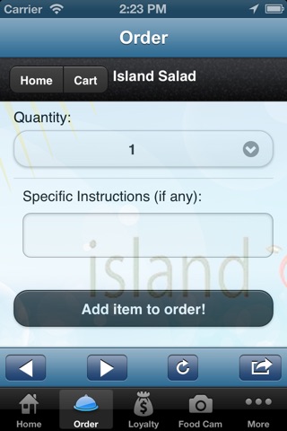 Island Salad screenshot 2