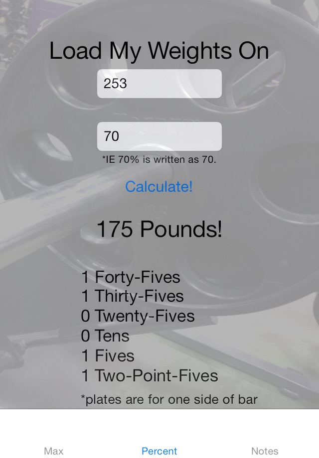 Lifting-Calculator screenshot 4