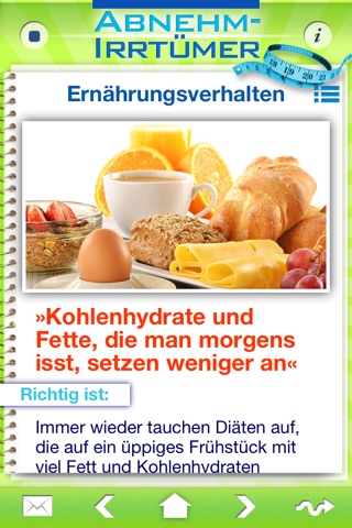 ABNEHM-IRRTÜMER - Interessante Irrtümer und Wissenswertes zum Thema »Abnehmen & Diät« screenshot 3