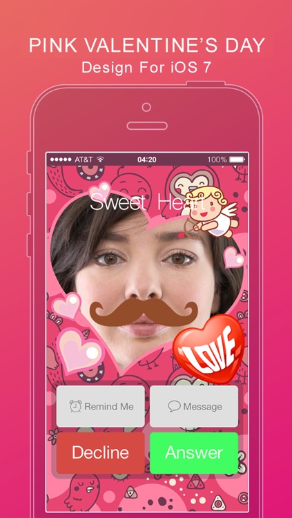 Wallpaper Maker - Pink Valentine's Day Special for iOS 7