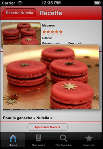 Recette Nutella screenshot 4