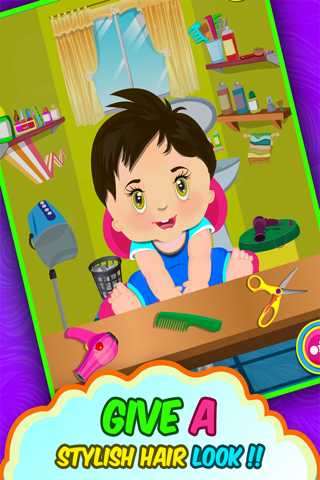 Baby Hair Makeup salon – Kids & girls Fun Addictive Games screenshot 4