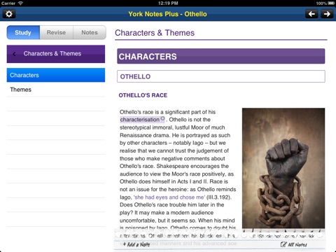 Othello York Notes AS and A2 for iPad screenshot 2