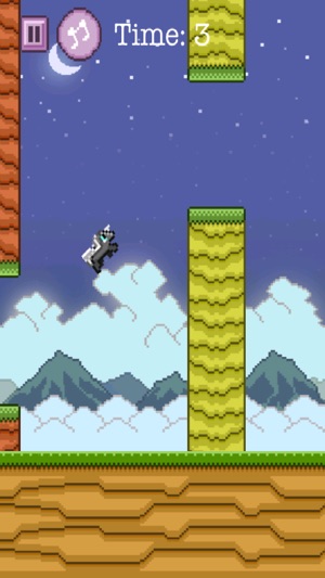 Adventure of Flappy Unicorn Bird Flyer - Free 8-Bit Pixel Ga(圖2)-速報App