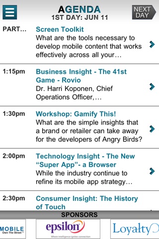 MultiScreen Summit NYC 2013 screenshot 3