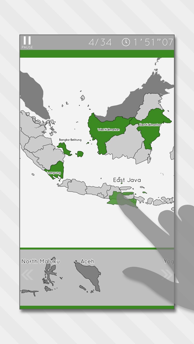 Enjoy Learning Indonesia Map Puzzle iPhone Enjoy Learning Indonesia Map Puzzle iPhone