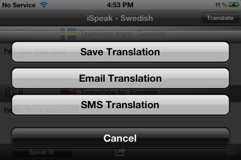 iSpeak Swedish screenshot 2