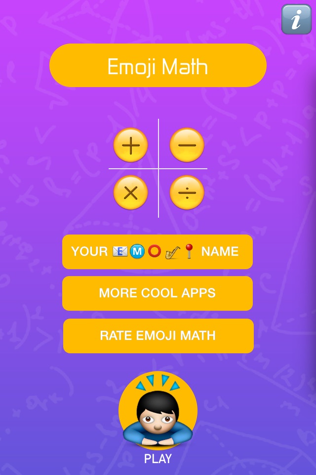 Emoji Math Game Free - Tap Fast to Win Emoticon Points and be The Best Quick Genius screenshot 2