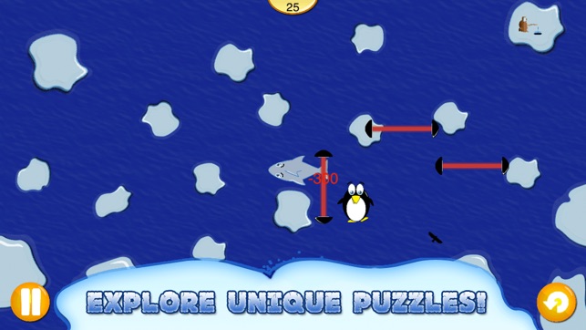 Penguin rescue - logical educational gam