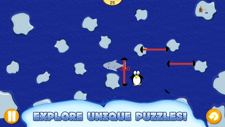 Penguin rescue - logical educational game with a set of rescue missions. Free