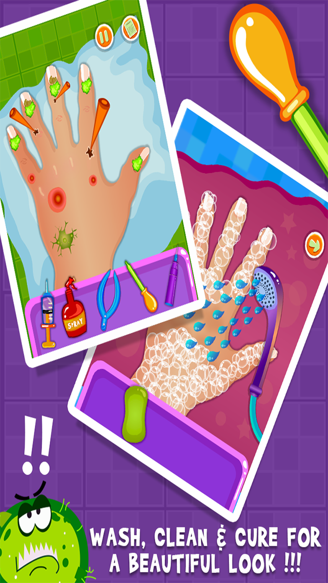 Baby Nail Doctor- Girls & Fun Kids Games screenshot 2