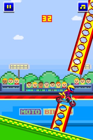 Moto Bikers - Play Pixel 8-bit Bike Racing Games for Free screenshot 3