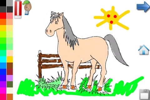 Coloring Book: Horses and Pony ! Coloring Pages for Toddlers screenshot 3