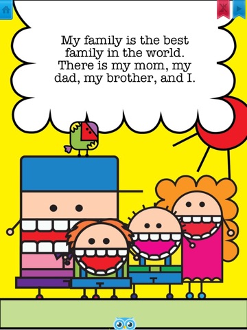 My Family - Have fun with Pickatale while learning how to read! screenshot 2