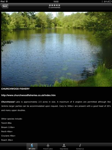 Carp Lakes HD - Carp Fishing Venues in the UK & France screenshot 2