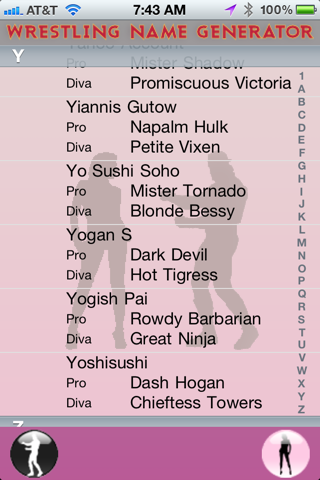 Wrestling Name Generator FREE screenshot 4