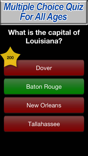 ‎US State Capitals Trivia Quiz Free - The United States Fifty Capital Test Game Screenshot
