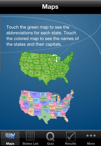 USA States & Capitals screenshot 2