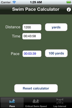 Swim Pace Calculator(圖1)-速報App