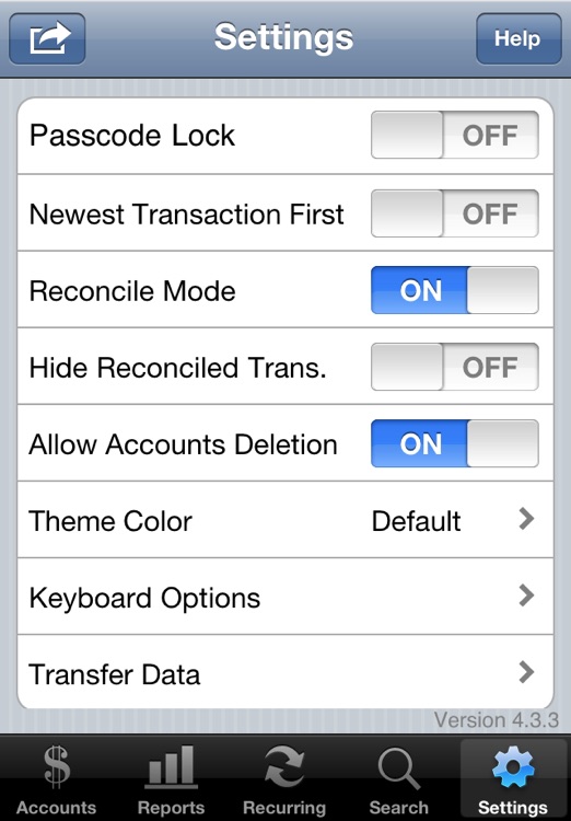 Accounts - Checkbook screenshot-4