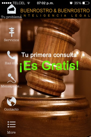 Buenrostro Abogados screenshot 2