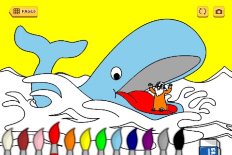 Bible Heroes: Jonah and the Giant Fish - Bible Story, Coloring, Singing, Puzzles and Games for Kids screenshot 3