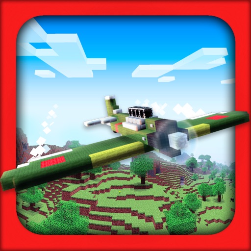 Blockworld War Racer: Blocky WW2 Plane Game icon