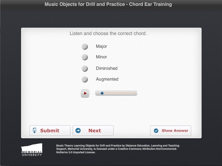 Chord Ear Training